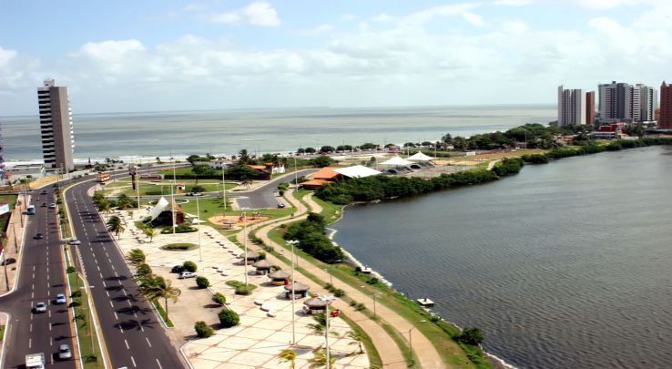 Imagem Aerea da Divisa entre a Peninsula da Ponta D‘areia, Lagoa da Jansen e a Ponta D‘areia - Divulgação